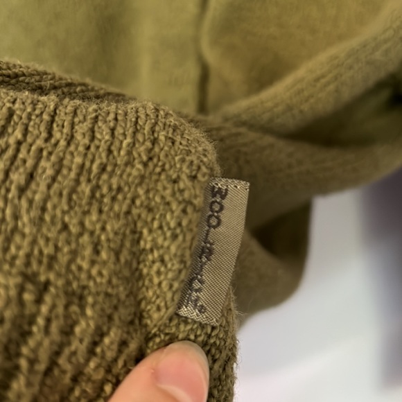 Woolrich Green Wool Embroidered Cardigan Sweater - Picture 7 of 13